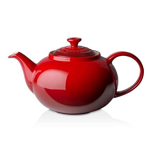 Le Creuset klassisk tekanna, rund, 1,3 liter, sten