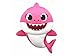 Peluche "Mommy" baby shark Rosa scarabocchiami da 30 cm - Pupazzo Gigante da colorare e disegnare baby shark giochi - Squalo peluche giocattolo bambini 3+ - Morbido cuscino bambino BS2022