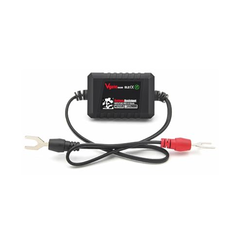 Zodazoqa Battery Monitor BA100 Bluetooth 4.0 Wireless Battery Tester 12V Automotive Battery Load Tester,Automotive Charging and Cranking System Monitor Compatible with Android iOS