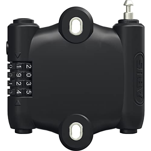 ABUS ausziehbares Kabelschloss - SportFlex 2504 - Fahrradschloss zur Befestigung unter dem Flaschenhalter - Zahlenschloss - leicht, flexibel, platzsparend - Kabellänge 90 cm