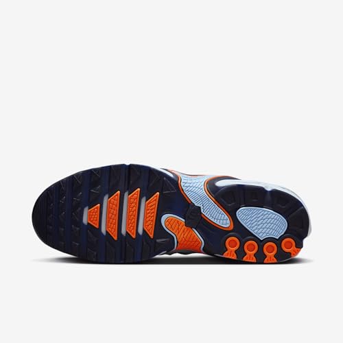 Nike Air Max Plus Drift Men's Shoes (FD4290-004, Football Grey/Aquarius Blue/Total Orange) Size 122