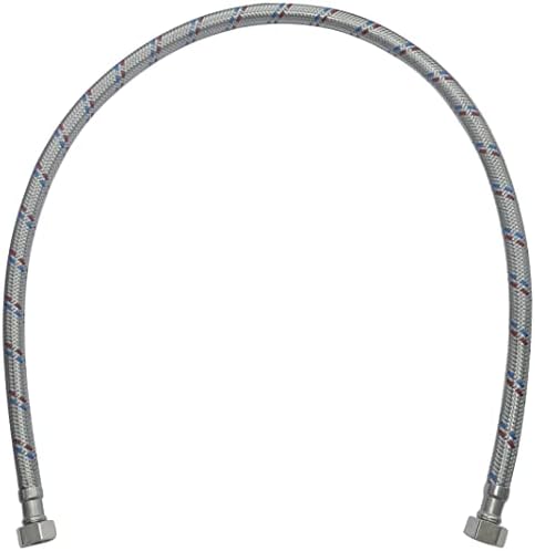 AERZETIX - C51080 - Lot De 2 Flexibles D'alimentation 1000mm 1/2'' Mâle