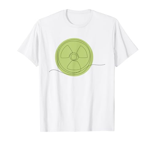 Lineart Energy Ingeniero nuclear de la planta de energía nuclear de uranio Camiseta