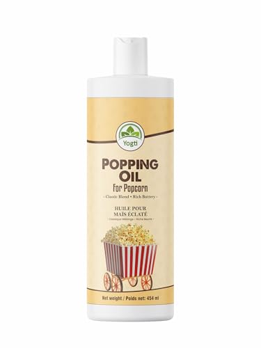 Yogti Huile maïs soufflé premium saveur cinéma 454ml - 1 unité