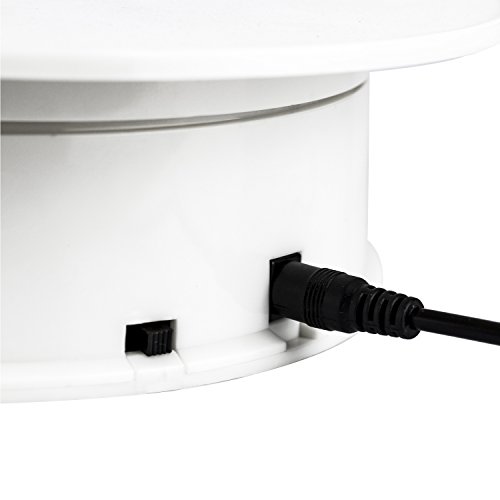 Leadleds 10 Years Production Experience Satisfied Quality 8" Motorized Rotating Display Stand Turn Table With Black Felt Top(With 110V Dc Power) #TOP2