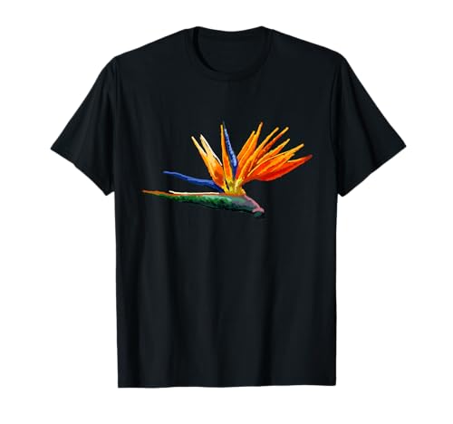 Bird of Paradise Flower T-shirt Tee Tees Camiseta Camiseta Camiseta