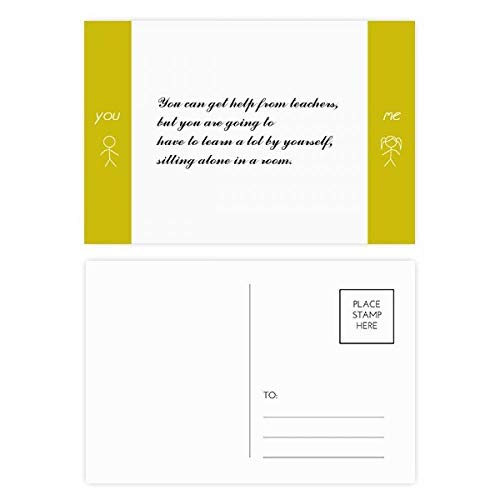 Lot de 20 cartes postales amicales multicolores 5,7 x 3,8 pouces