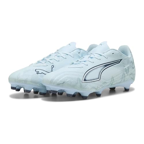 PUMA Unisex Ultra 6 Play Firm Ground/Artifical Ground Football Boots, ICY Blue-PUMA White-Blue Jewel, 8 UK