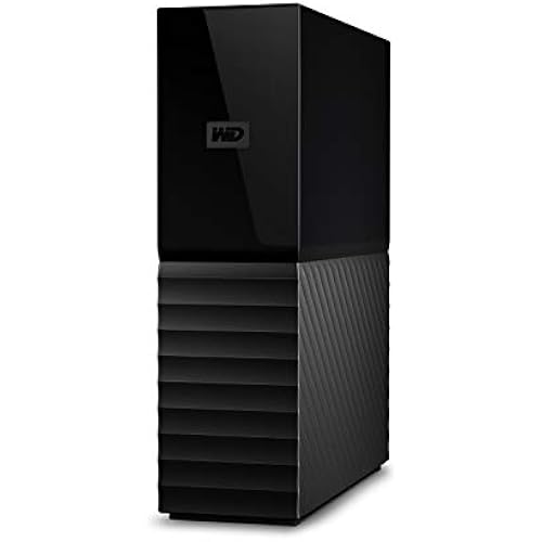 WD 16TB My Book Desktop External Hard Drive, USB 3.0, External HDD with Password Protection and Backup Software - WDBBGB0160HBK-NESN