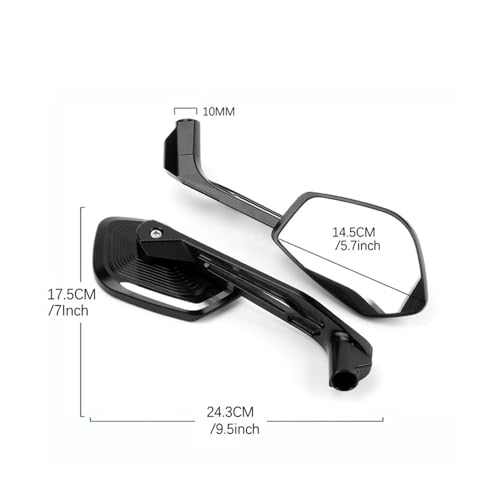 Espejo retrovisor lateral CNC X-ADV 750 giratorio rutas y ciudad 5