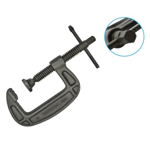Taparia C-Clamp - 1259-2 - 55mm Opening - Ideal for Metalworking, Wood Working. - Image 3 thumbnail