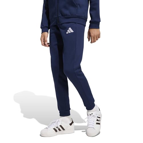 adidas Unisex Kinder Entrada26 Sweat Pants Kids, Team Navy Blue 2/White, 15-16 Years