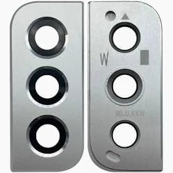 Replacement Camera Glass compatible with Samsung S22, Repair Part for Rear Camera Lens (SILVER)