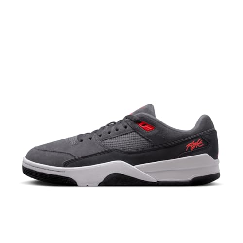 Jordan Flight Court Men's Shoes (HF3255-003, Dark Grey/Infrared Black/Cement Grey)2