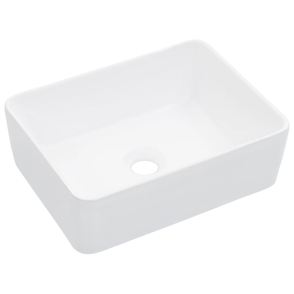 Générique Lavabo 40x30x13 cm Céramique Blanc, Quincaillerie, Plomberie, Équipements sanitaires, Éviers & lavabos, Lavabos, Blanc, (Poids 8.14KG)