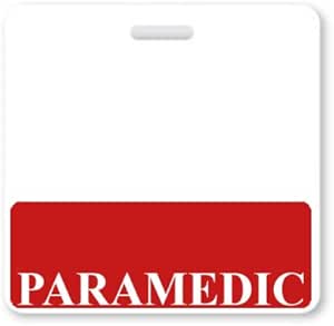 Paramedic Badge Buddy Heavy Duty Horizontal Badge
