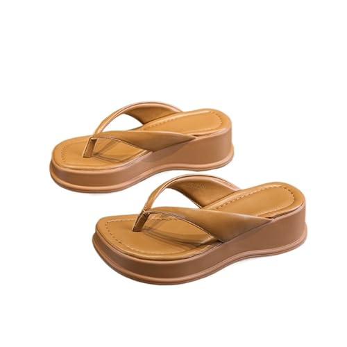 Sandals Women Thick-soled flip-flops for women summer versatile casual height-enhancing flip-flops beach sandals for women