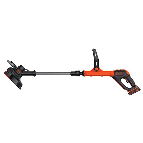 Image of BLACK+DECKER 20V MAX String Trimmer, 2-Speed, 12-Inch with Extra 4-Ah Lithium Ion Battery Pack (LST522 & LB2X4020)