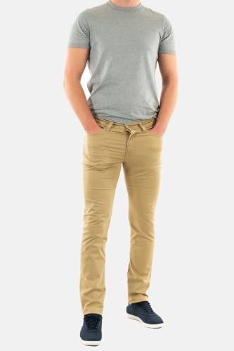 Image of Levi's Men's 511 Slim Fit Slim Jeans, Beige (Harvest Gold Sueded Sateen Wt B 4425), 34W / 32L