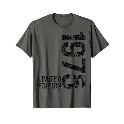 50 Años Cumpleaños Regalo Hombre Mujer Vintage 1975 Camiseta