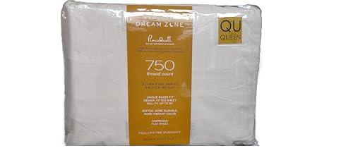 Wamsutta Dream Zone 750 Thread Count PimaCott Queen Sheet Set in Ivory (Ivory,Queen)