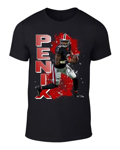 Atlanta Michael Penix Jr Spray Paint Style Throwback Style T-Shirt Men's Adult