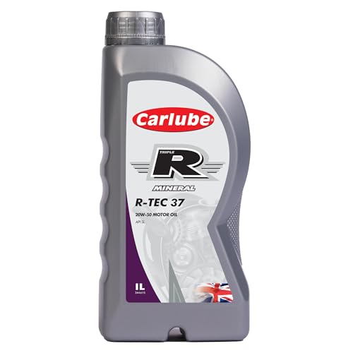 Carlube Triple R 20W-50 API SL/CF Aceite De Motor Mineral R-TEC 37 1L