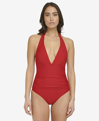 Maillot de bain ventre plat Tommy Hilfiger, la solution une pièce halter côtelée - 2