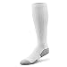 Dr. Comfort Diabetic Over The Calf Socks, White, X-Large (1 Pair)