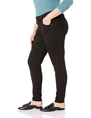 Democracy Womens Plus Size Ab Solution Jegging Jeans, Black, 18 Us #TOP1