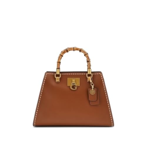 GUESS Stephi Bamboo Handle Satchel