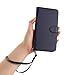 Jiajihua Flip Cover Compatible with Realme P3 Pro,Compatible with Realme P3 Pro 5G 【Strap Lanyard】【Card Slot Wallet】【Phone Case】【Magnetic Clasp】 Stand Blue