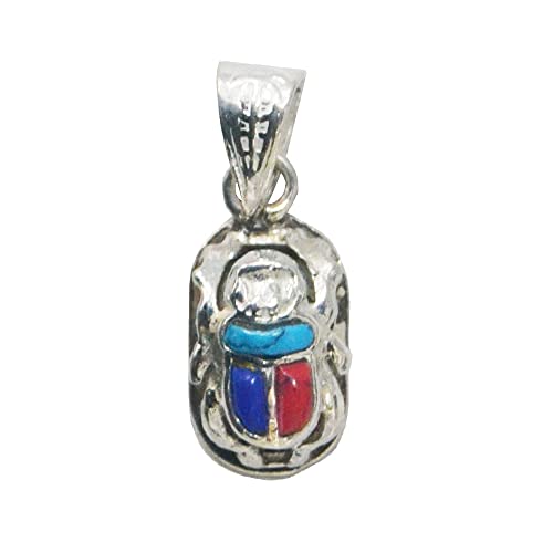 Scarabée égyptien pendentif porte-bonheur Kheper avec amulette sacrée