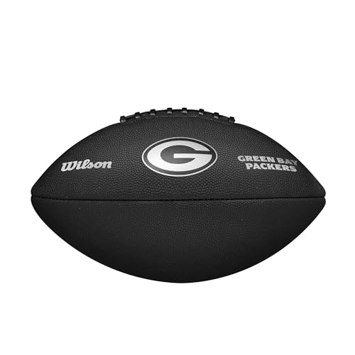 Wilson NFL Team Metallic Premiere Balón de fútbol - Tamaño Oficial, Green Bay Packers - imagen 5