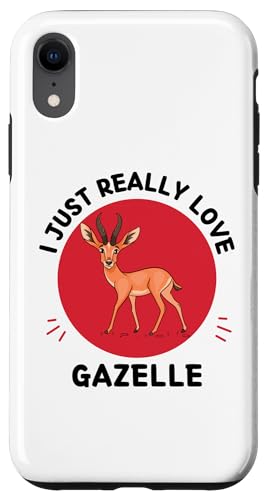 �J���C�C�K�[�� I Just Really Love Gazelle �������D�� �X�}�z�P�[�X iPhone XR �p