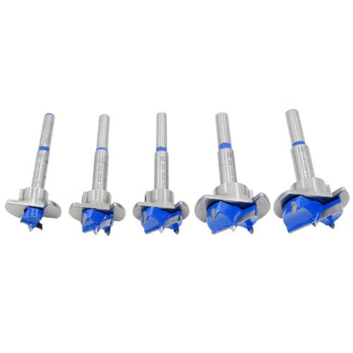 5Pc Drill Bit 15 20 25 30 35mm Wood Auger Cutter Hex Wrench Woodworking Hole Saw