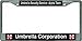 Umbrella Corporation Alpha Team Chrome License Plate Frame