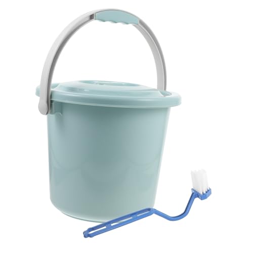 HAMPPLIES 携帯用小便器 便器兼用 蓋付き 夜間使用に適した滑らかな表面 高齢者 妊娠中の女性 子供用 再利用可能なハンドル付き プラスチック製