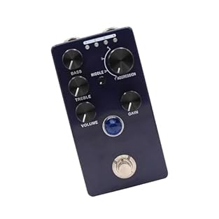 Compact and portable, this guitar effects pedal is designed specifically for guitarists. It's powerful and versatile, suitable for both professional players and beginners. This effects pedal delivers a clean, bright tone for guitar and keyboard instr...