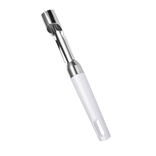 Escorredor de frutas em aço inoxidável UPKOCH Apple Corer de abacaxi para cantos de frutas e vegetai