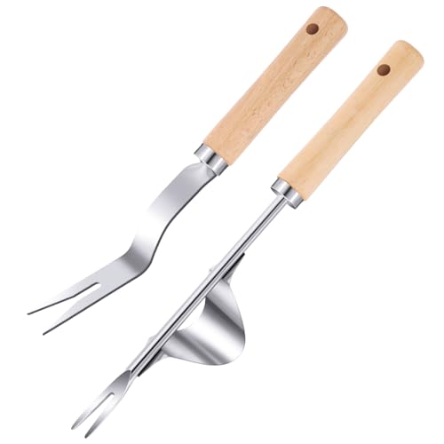 Zuimei 2 Pcs Hand Weeder Tool, Manual Weeder Tool Garden Weeding Tool Dandelion Remover Tool Manual Weed Puller for Garden Patio Lawn