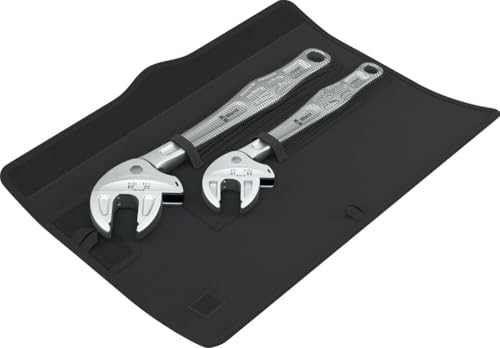 Wera 6004 Joker 2 Set 1 Jeu de clés à fourche auto-ajustables, 2 pièces