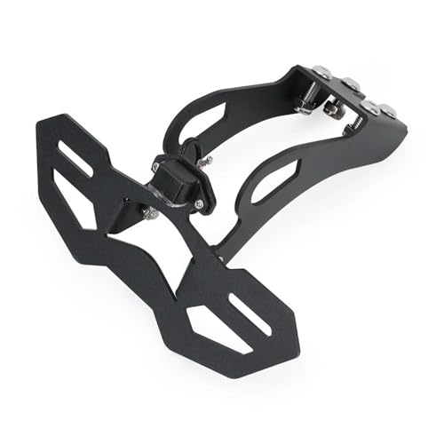 �o�C�N�p �i���o�[�v���[�g�u���P�b�g For KAWASAKI For Ninja ZX-4R SE ZX400R 2023-2026 License Plate Holder Motorcycle Tail Bracket Light Fender El