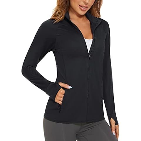 MAGCOMSEN Women's UPF 50+ Athletic Jacket Cover