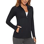 MAGCOMSEN Women's UPF 50+ Lightweight Athletic Jacket Sun Protection Full Zip Long Sleeve Shirts Hiking Outdoor Pockets