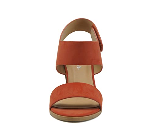 Image of Soda Wait-A ~ Women Open Round Toe Chunky Heel Ankle Strap High Heel Dress Sandals