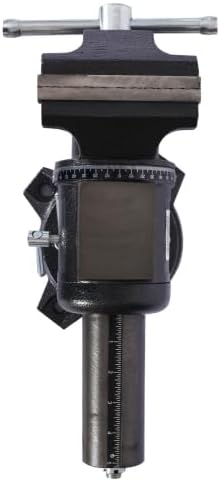 5"" Multi-jaw Rotating Bench Vise,Multipurpose Vise Bench,360-Degree Rotation Clamp on Vise with Swivel Base and Head,5inch Black, YYUE-231130-53