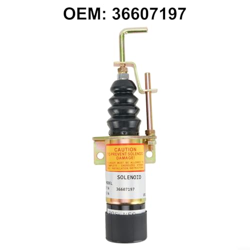 Électrovanne d'arrêt 12V DC solénoïde de carburant compatible Yanmar 1502-12C7U2B2S1 - 5