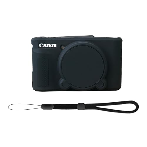 Funda Silicona para Canon PowerShot SX740 HS Negra miniatura 1