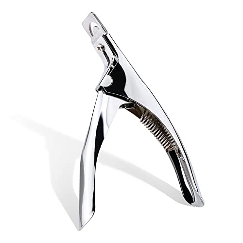 GFJTJAO Tijeras Uñas Conjunto de cortadoras de lail de uñas de manicura Kit de pedicura de Acero Inoxidable, el Corte es más Afilado y el elástico es Ajustable.(Silver)